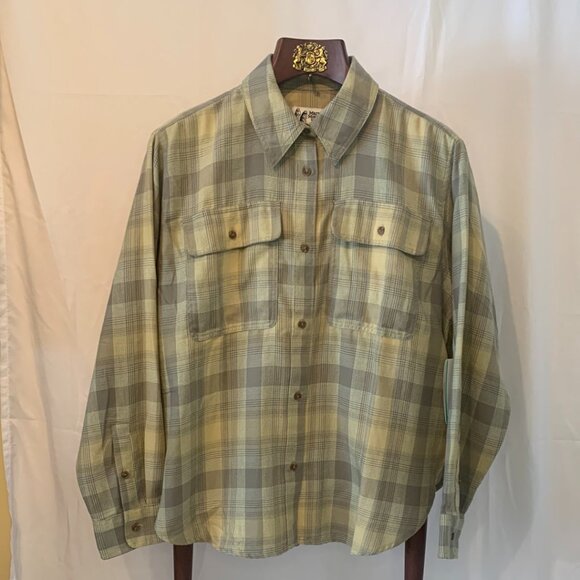 Marmot Women Fairfax Lightweight Boyfriend Flannel Shirt Wheat Small NWT - Picture 1 of 12